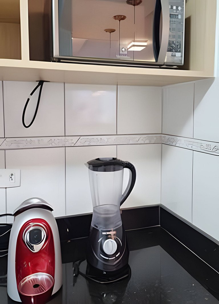 Moderno Apto no Gonzaga a UMA quadra da Praia