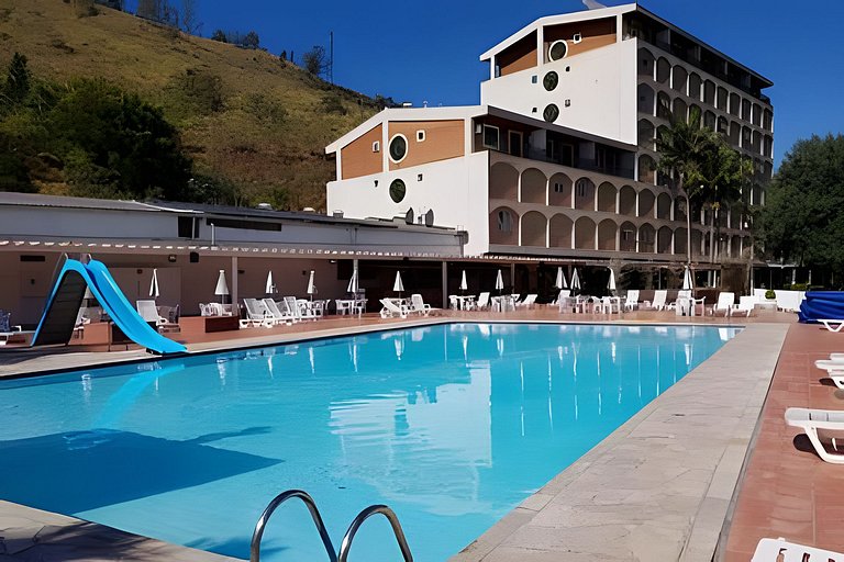 Agradável flat-Águas de Lindóia