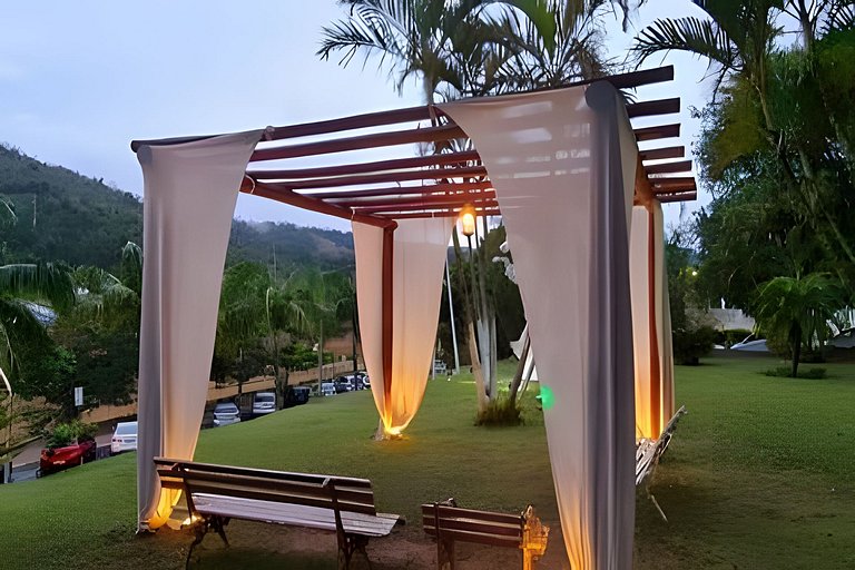 Agradável flat-Águas de Lindóia