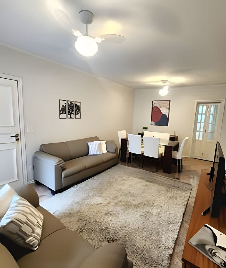 Apto Confortável Beira Mar – Pompeia, Santos