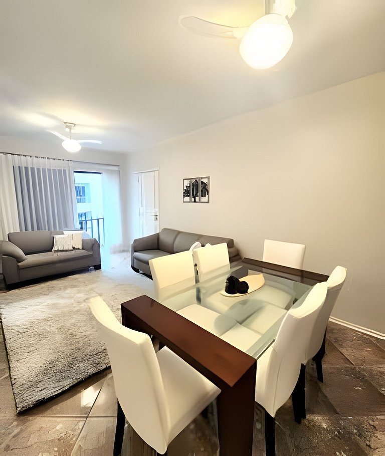 Apto Confortável Beira Mar – Pompeia, Santos