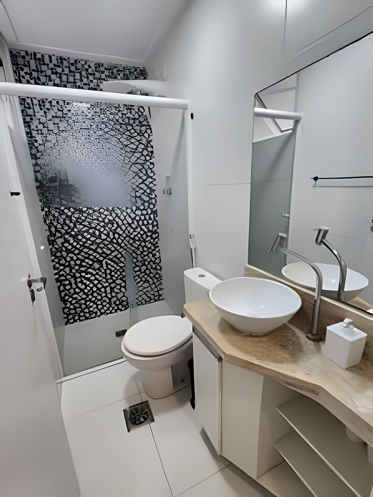 Lindo Apto Beira Mar – Ponta da Praia – Santos