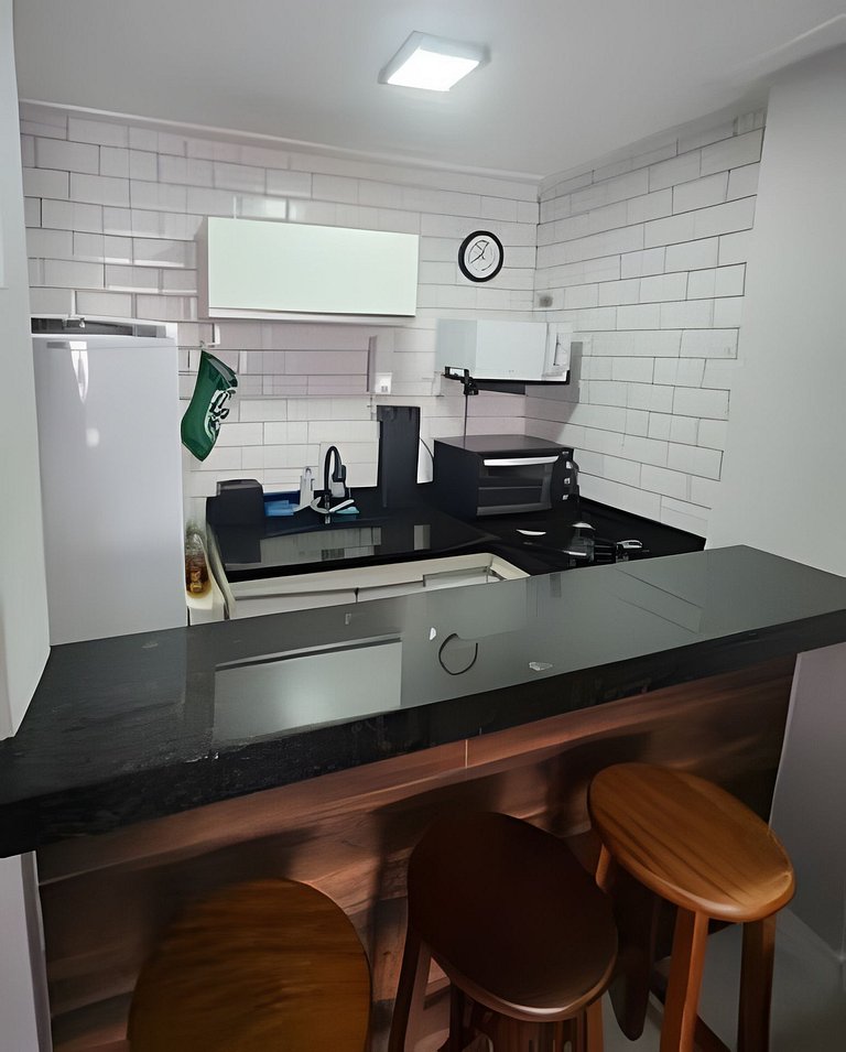 Lindo Apto Beira Mar – Ponta da Praia – Santos