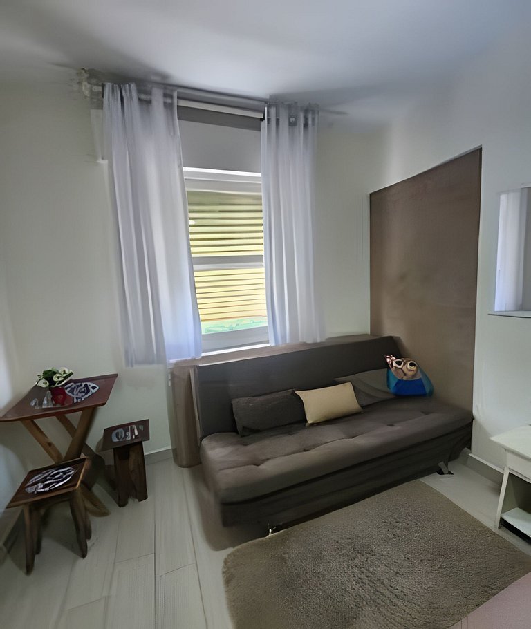 Confortável Flat Cavalinho Branco com lazer em Águas Lindóia