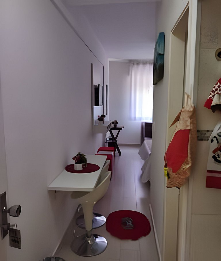 Confortável Flat Cavalinho Branco com lazer em Águas Lindóia