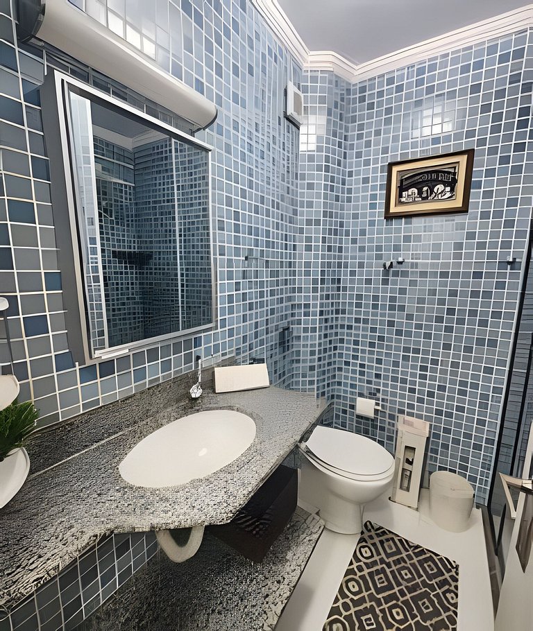 Confortável Flat Cavalinho Branco com lazer em Águas Lindóia