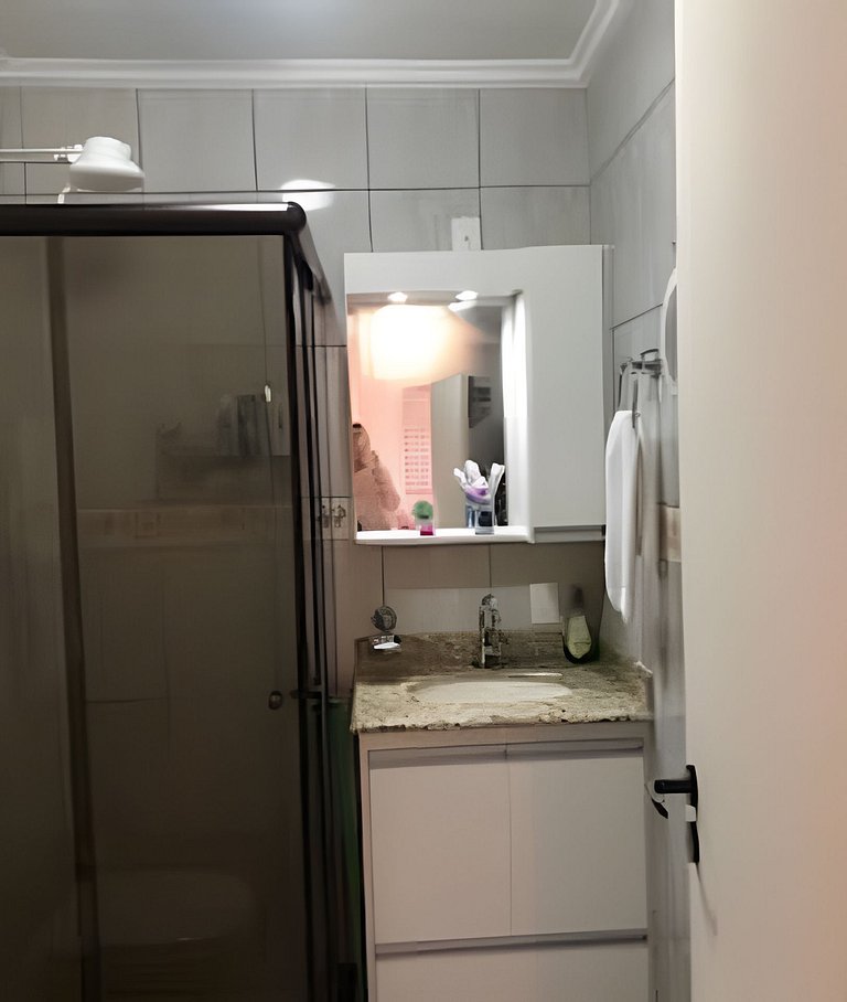 Flat Cavalinho Branco com varanda e lazer – Águas de Lindóia