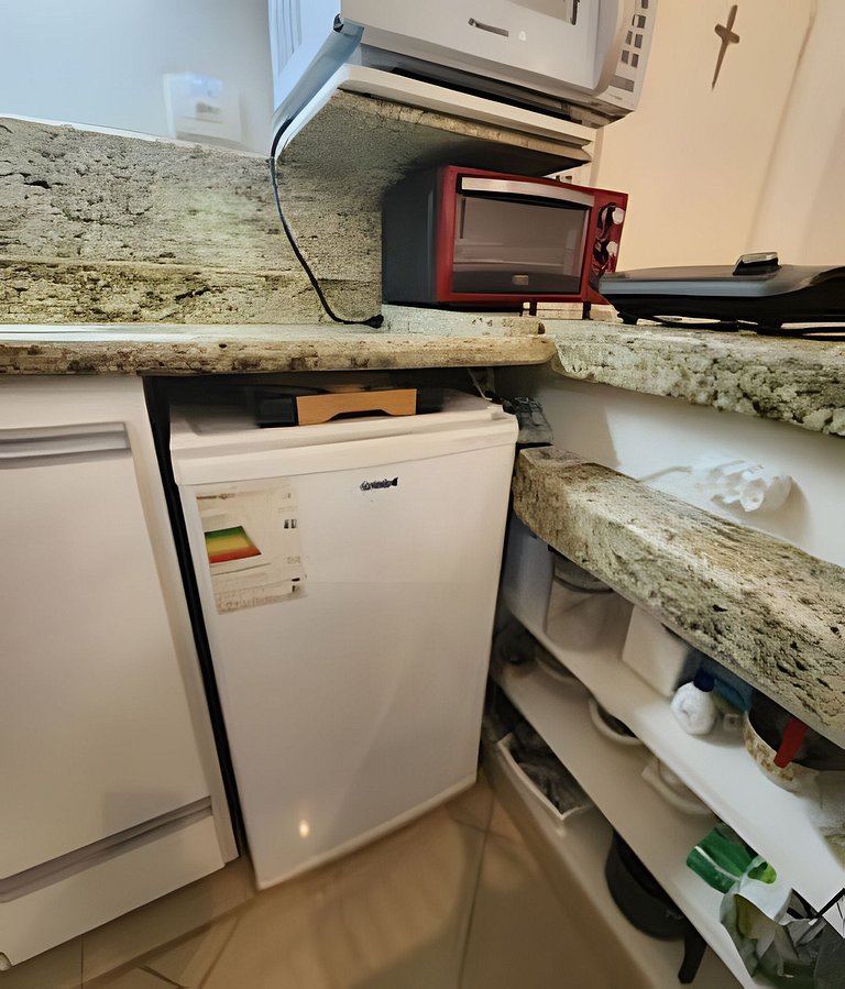 Flat Cavalinho Branco com varanda e lazer – Águas de Lindóia