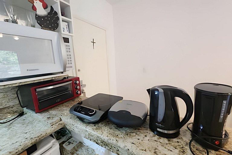 Flat Cavalinho Branco com varanda e lazer – Águas de Lindóia