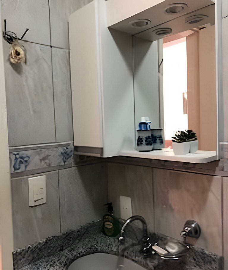 Flat Cavalinho Branco com varanda e lazer – Águas de Lindóia