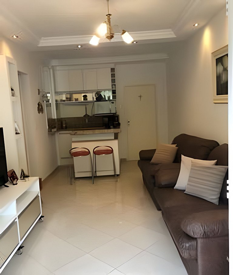 Flat Cavalinho Branco com varanda e lazer – Águas de Lindóia