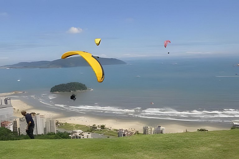 Vista deslumbrante da praia / ar cond. / Wifi