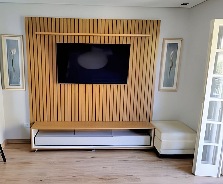 Flat Cavalinho Branco com varanda e lazer – Águas de Lindóia