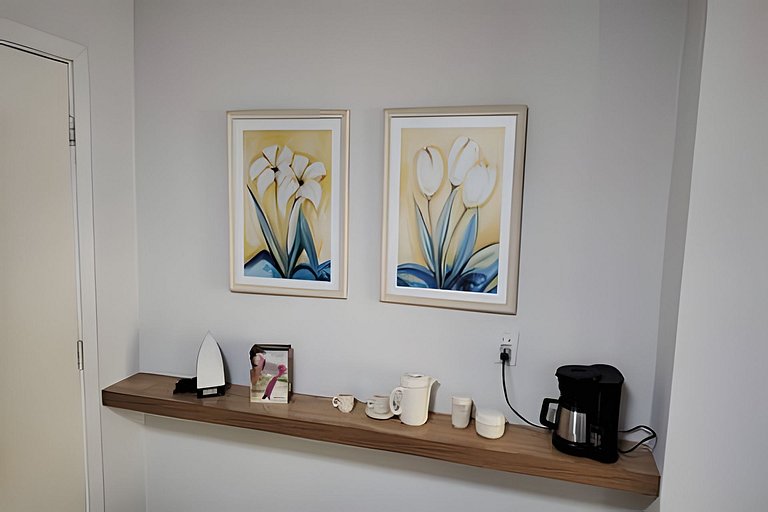 Flat Cavalinho Branco com varanda e lazer – Águas de Lindóia