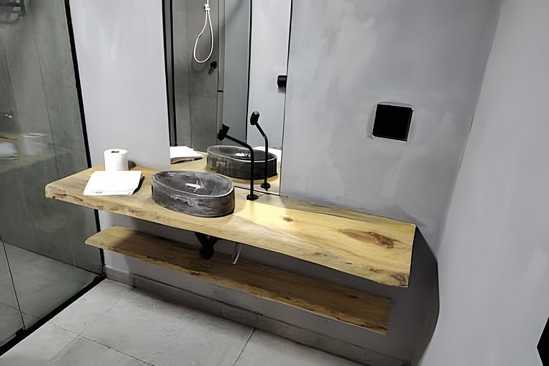 Flat Cavalinho Branco com varanda e lazer – Águas de Lindóia