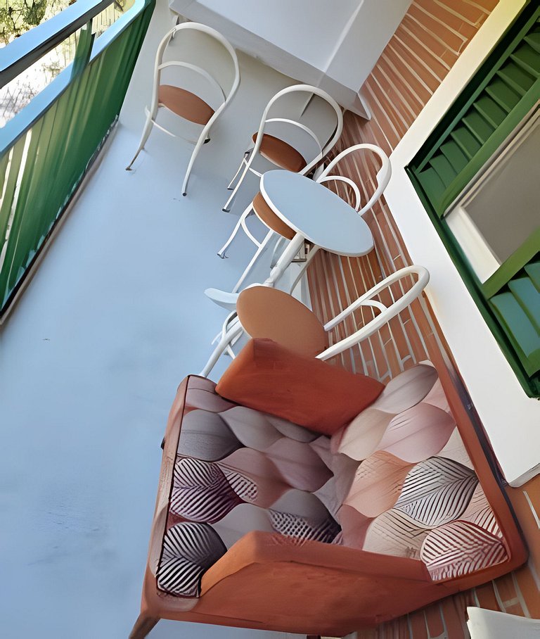 Flat Cavalinho Branco com varanda e lazer – Águas de Lindóia