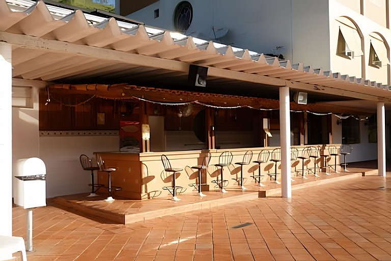 Flat Cavalinho Branco com varanda e lazer – Águas de Lindóia