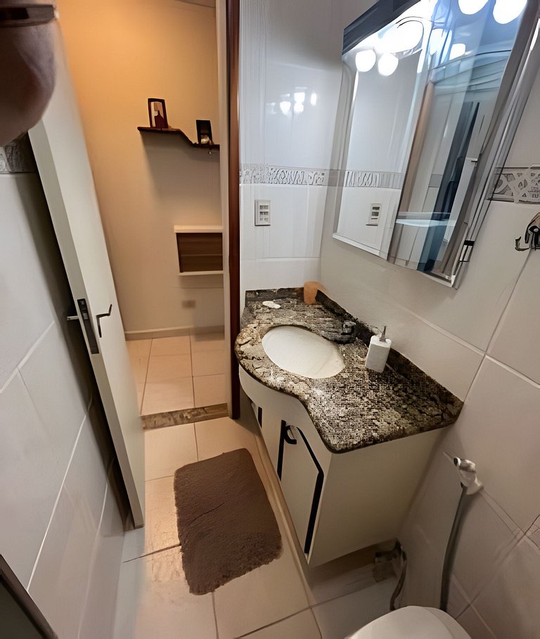 Flat Cavalinho Branco com vista para lago – Águas de Lindóia