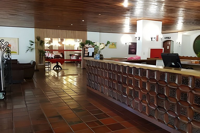 BELO Flat Cavalinho Branco com lazer em Águas de Lindóia