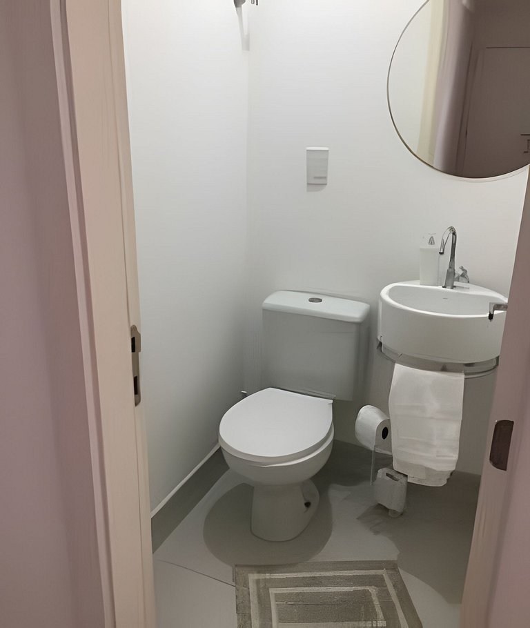 Apto na quadra da praia – Ponta da Praia – Santos