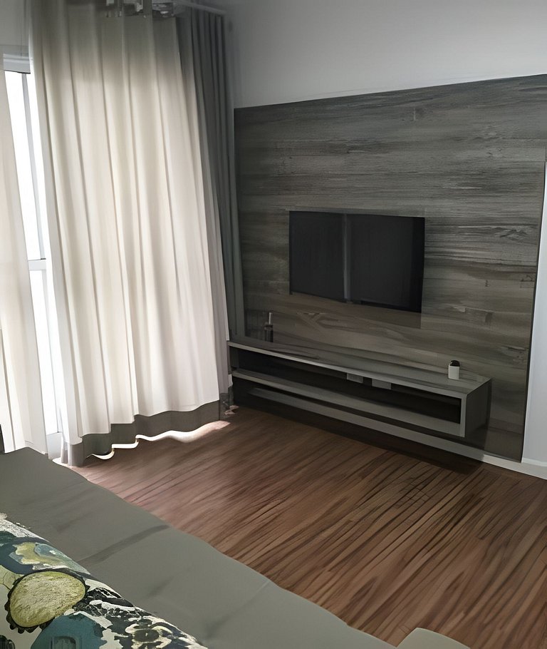 Apto na quadra da praia – Ponta da Praia – Santos