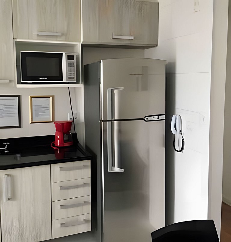 Apto na quadra da praia – Ponta da Praia – Santos