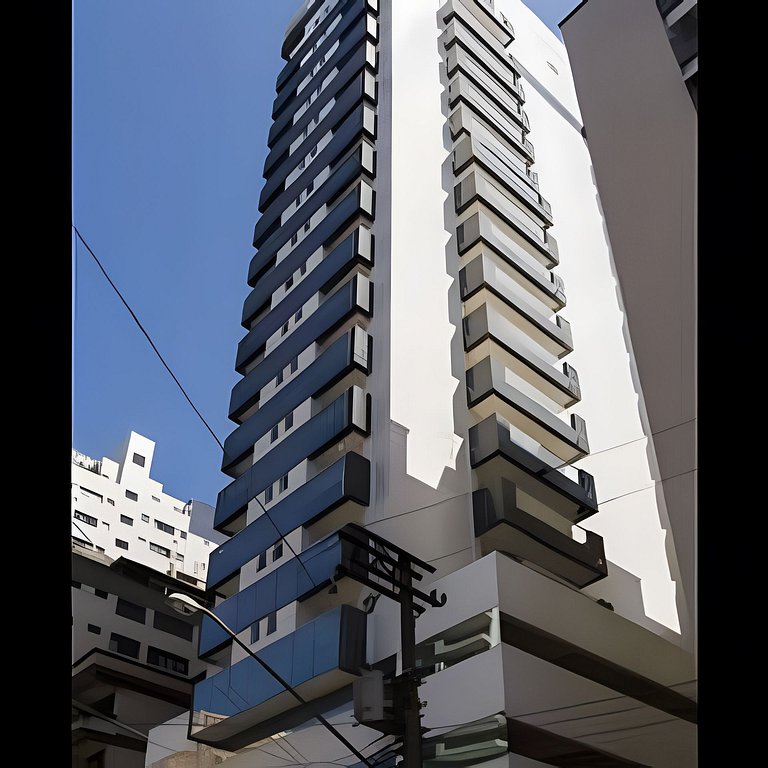 Apto na quadra da praia – Ponta da Praia – Santos