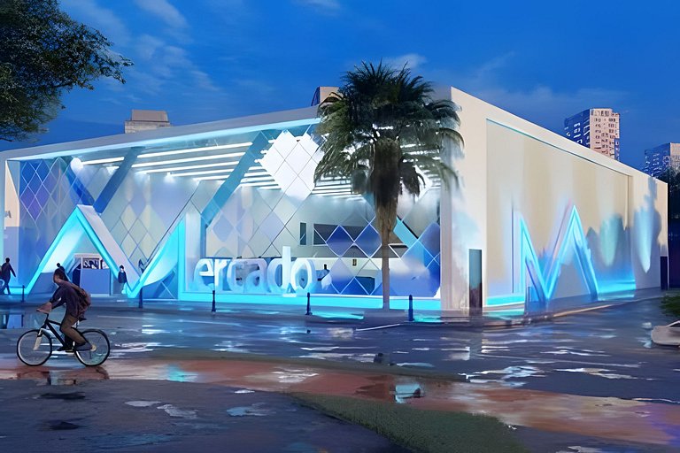 Apto na quadra da praia – Ponta da Praia – Santos