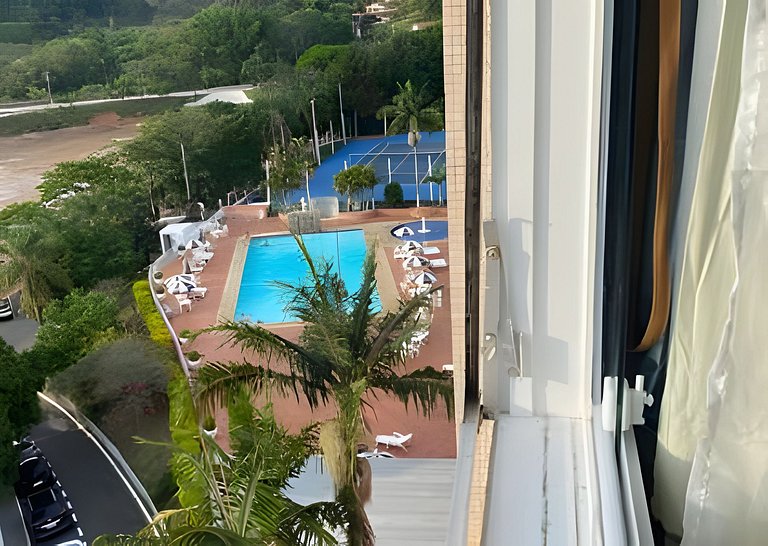 Flat no Condomínio Cavalinho Branco, Águas de Lindóia